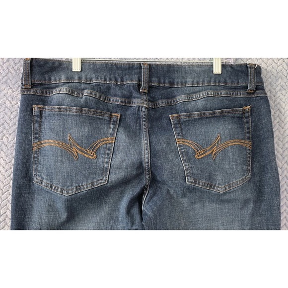 Wrangler Bootcut Jeans Womens Size 19x34 Stretch Mid Rise Western Cowgirl - Picture 9 of 10